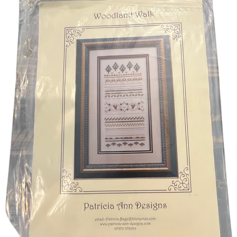 Patricia Ann‎ Designs WOODLAND WALK Cross Stitch Embroidery Pattern Autumn Fall - Picture 2 of 6